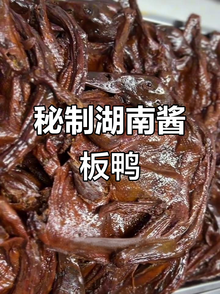 湖南特产酱板鸭,香辣酥脆让人停不下来