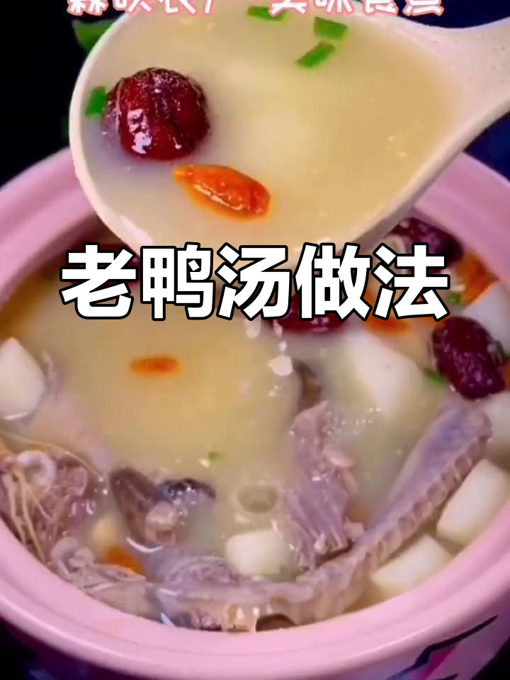 营养丰富的老鸭汤,滋补又美味