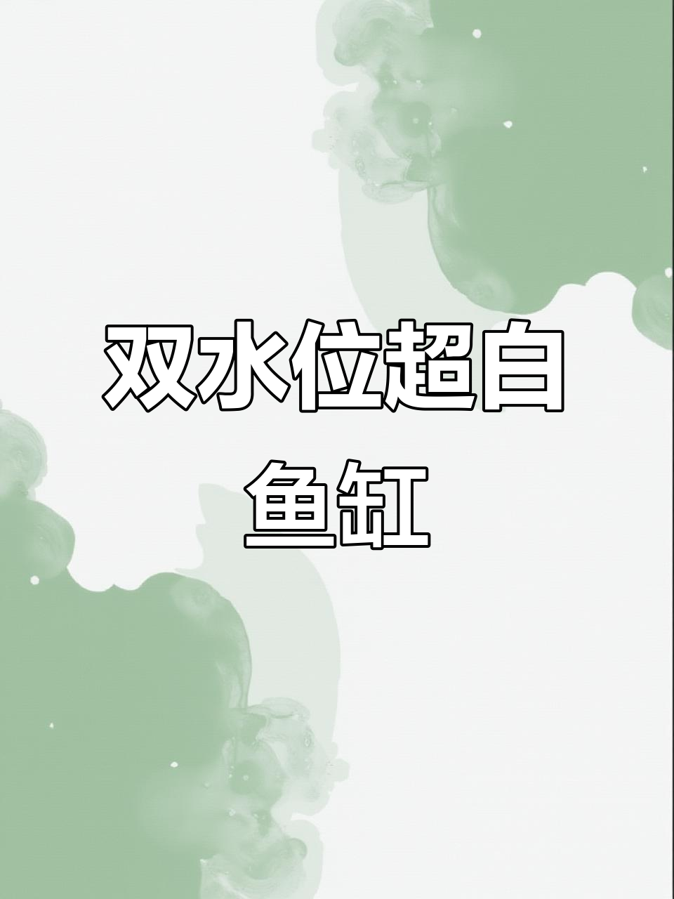 锡林浩特定制超白鱼缸，双水位设计巧妙解析