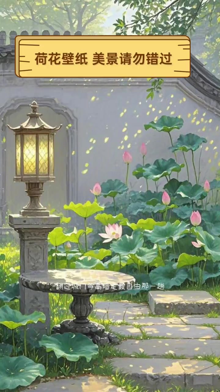 荷花壁纸美景请勿错过