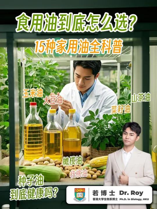 食用油到底怎么选?15种家用油全科普 花生油、玉米油、大豆油、菜籽油、橄榄油、牛油果油、椰
