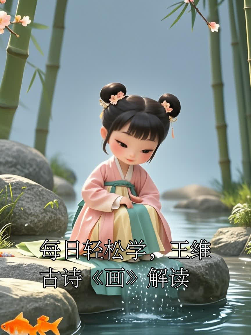 每日轻松学,王维古诗《画》解读