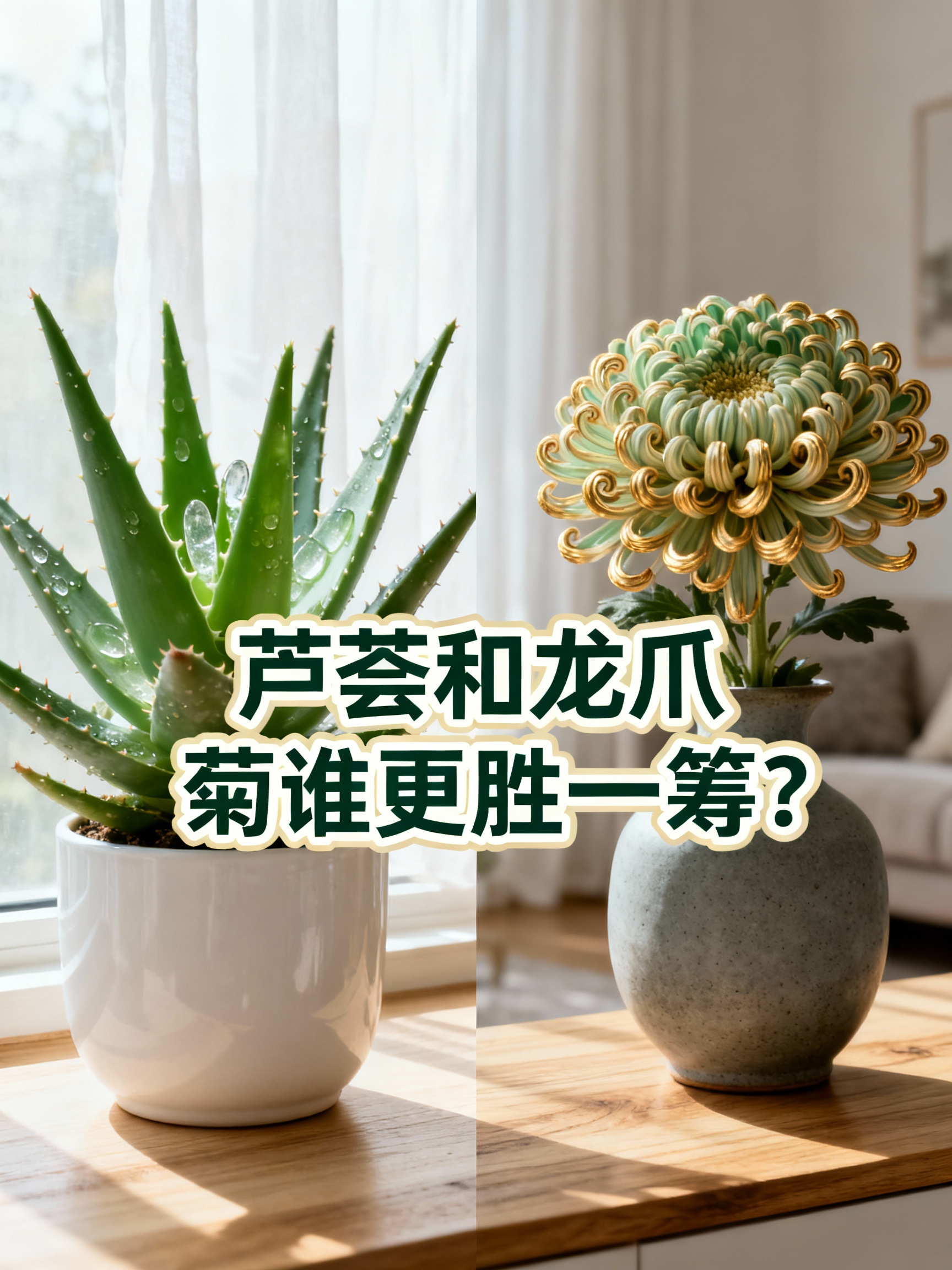 芦荟和龙爪菊谁更胜一筹?