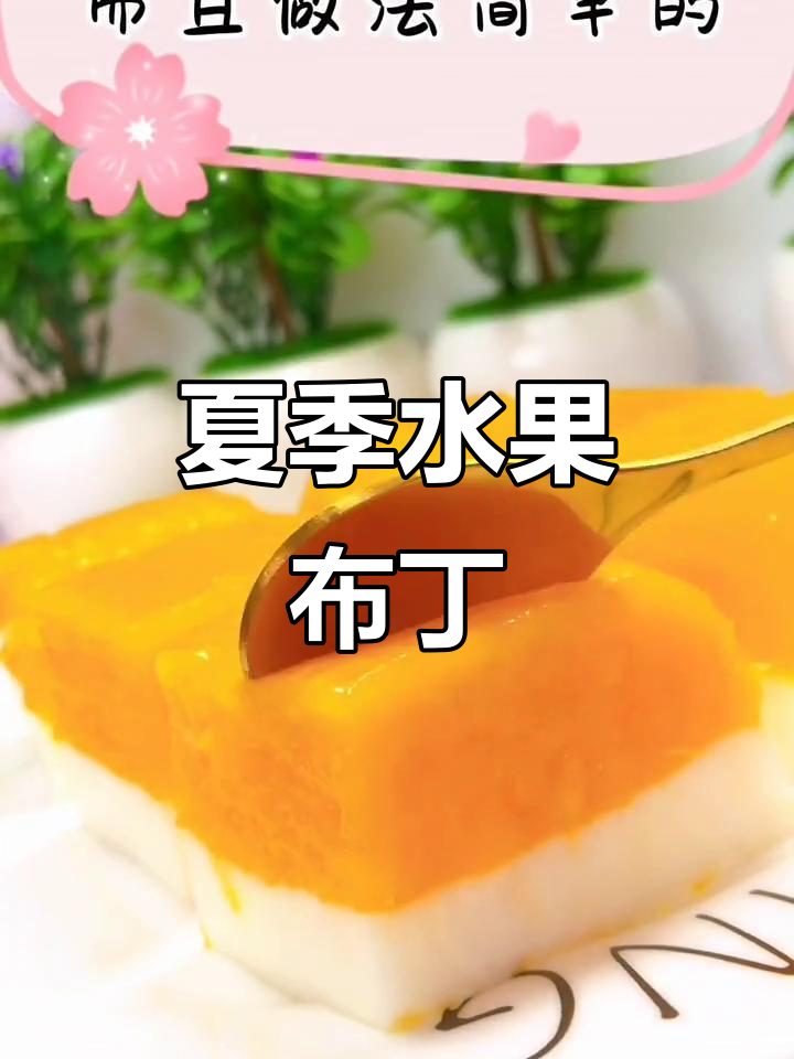 夏日必备水果布丁,酸甜可口,冷藏后更美味!