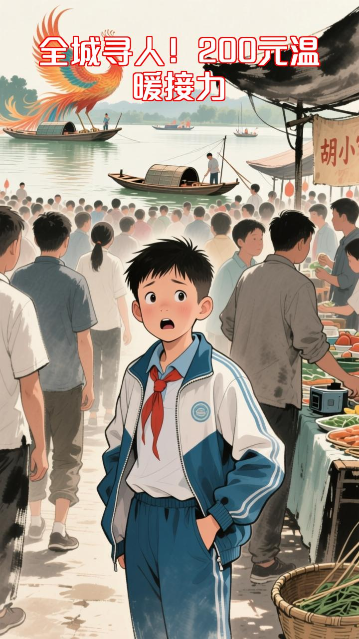 男孩弄丢买鱼钱，陌生阿姨悄悄塞来200元，结局暖哭全网