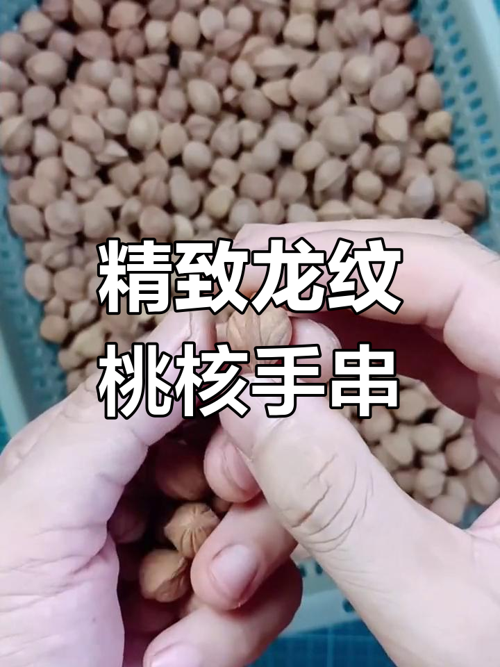 龙纹桃核手串制作,鱼跃龙门寓意吉祥