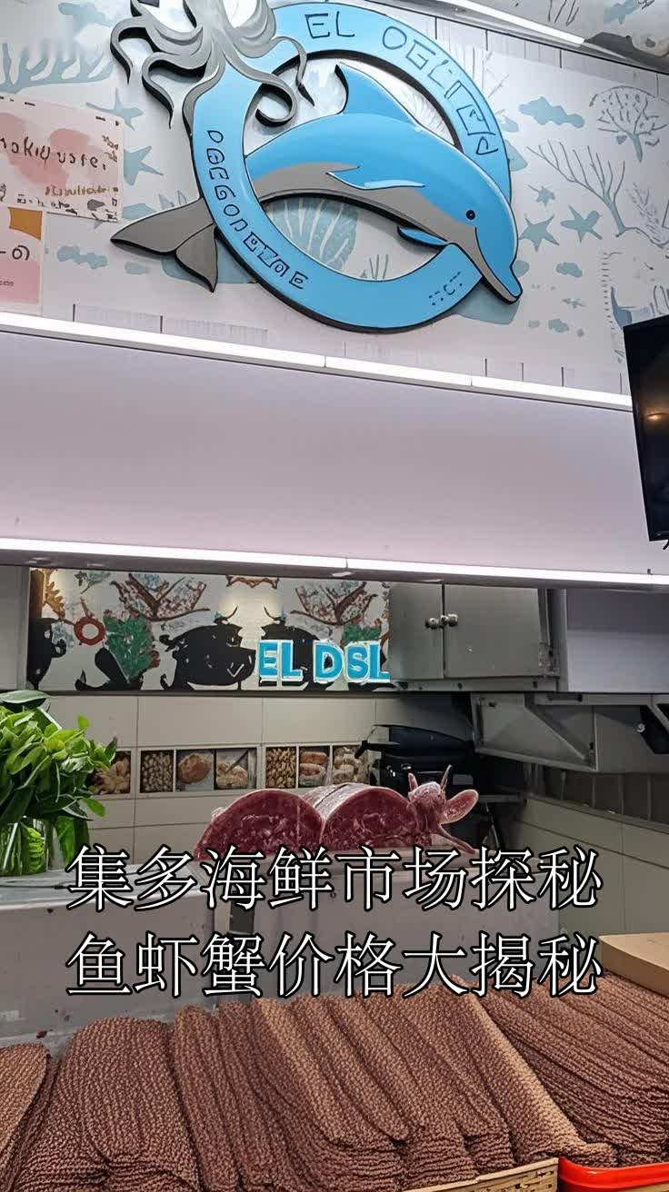 集多海鲜市场探秘鱼虾蟹价格大揭秘