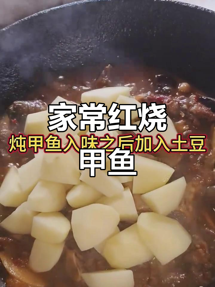 红烧甲鱼家常做法,老甲鱼的独特美味