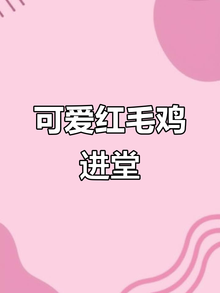 红毛鸡闯入屋内，叫声萌翻了！