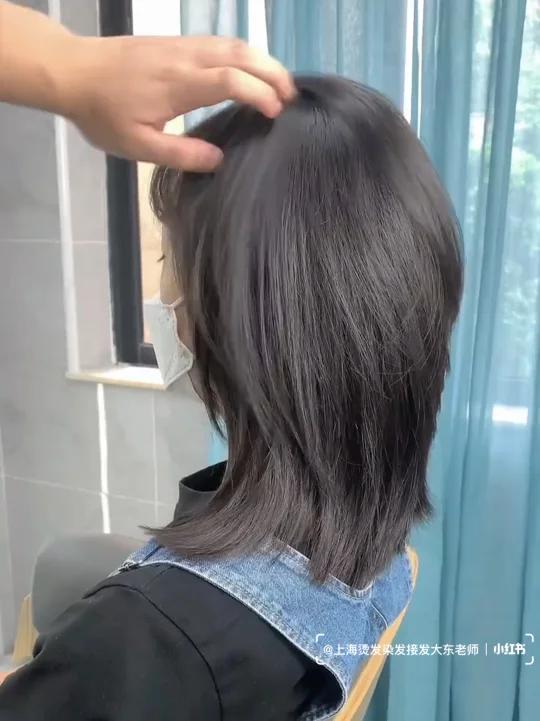 可扎可散的中长发发型锁骨发 今日分享一款高级感剪裁的发型 今日发型 小姐姐都爱的一款锁骨发