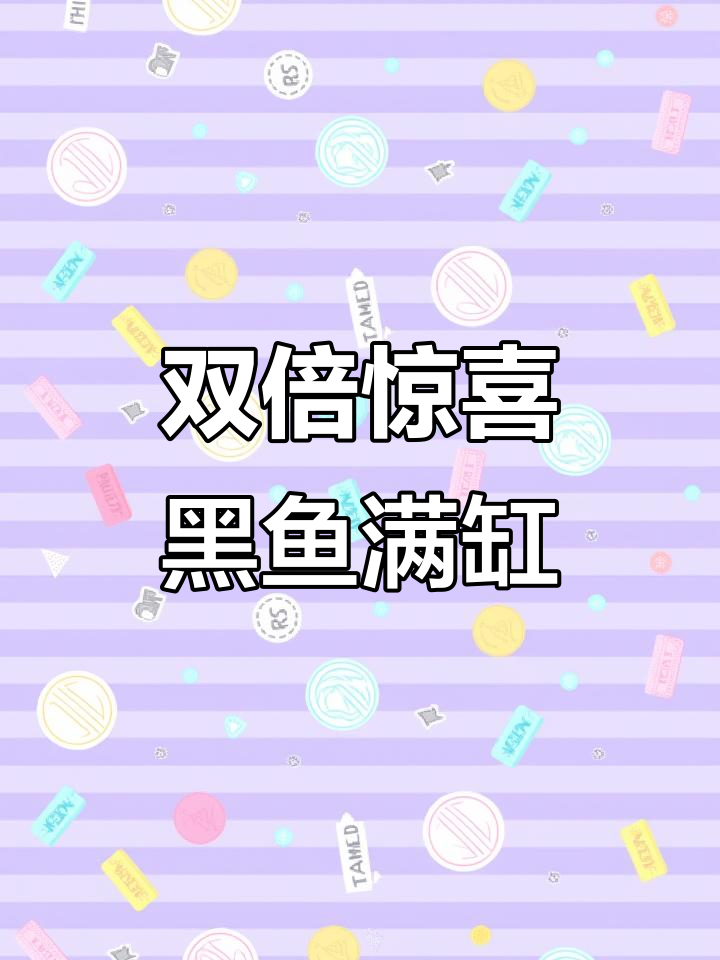 5月天使彩虹孔雀鱼再产，黑色小鱼爆满缸！