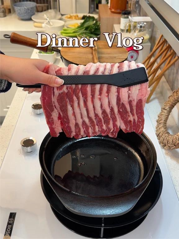 在家吃牛肉小锅米线香辣虾片太享受了