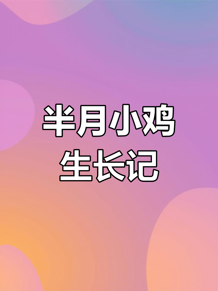 小鸡从出生到半个月,成长全过程大揭秘