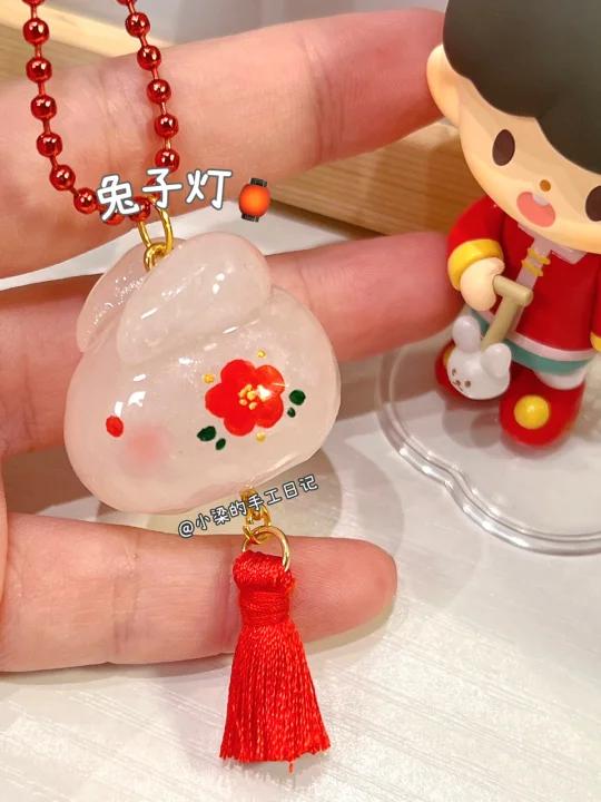 捏一个兔子灯过中秋|自由树脂DIY