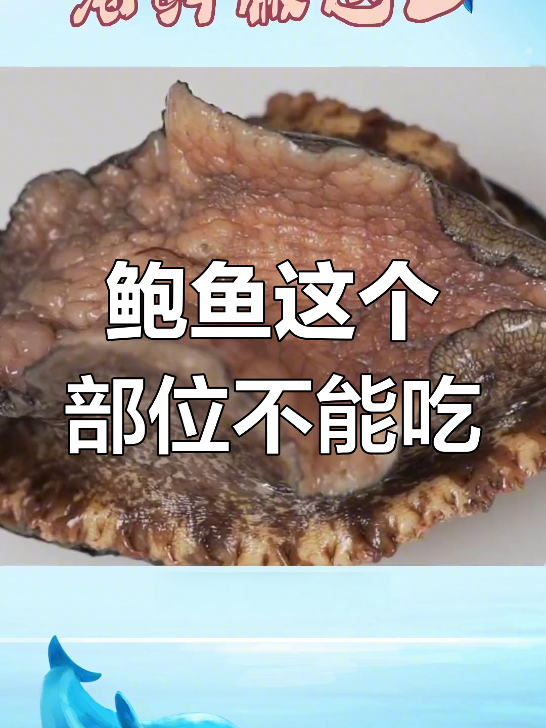 鲍鱼内脏有毒,误食危险!