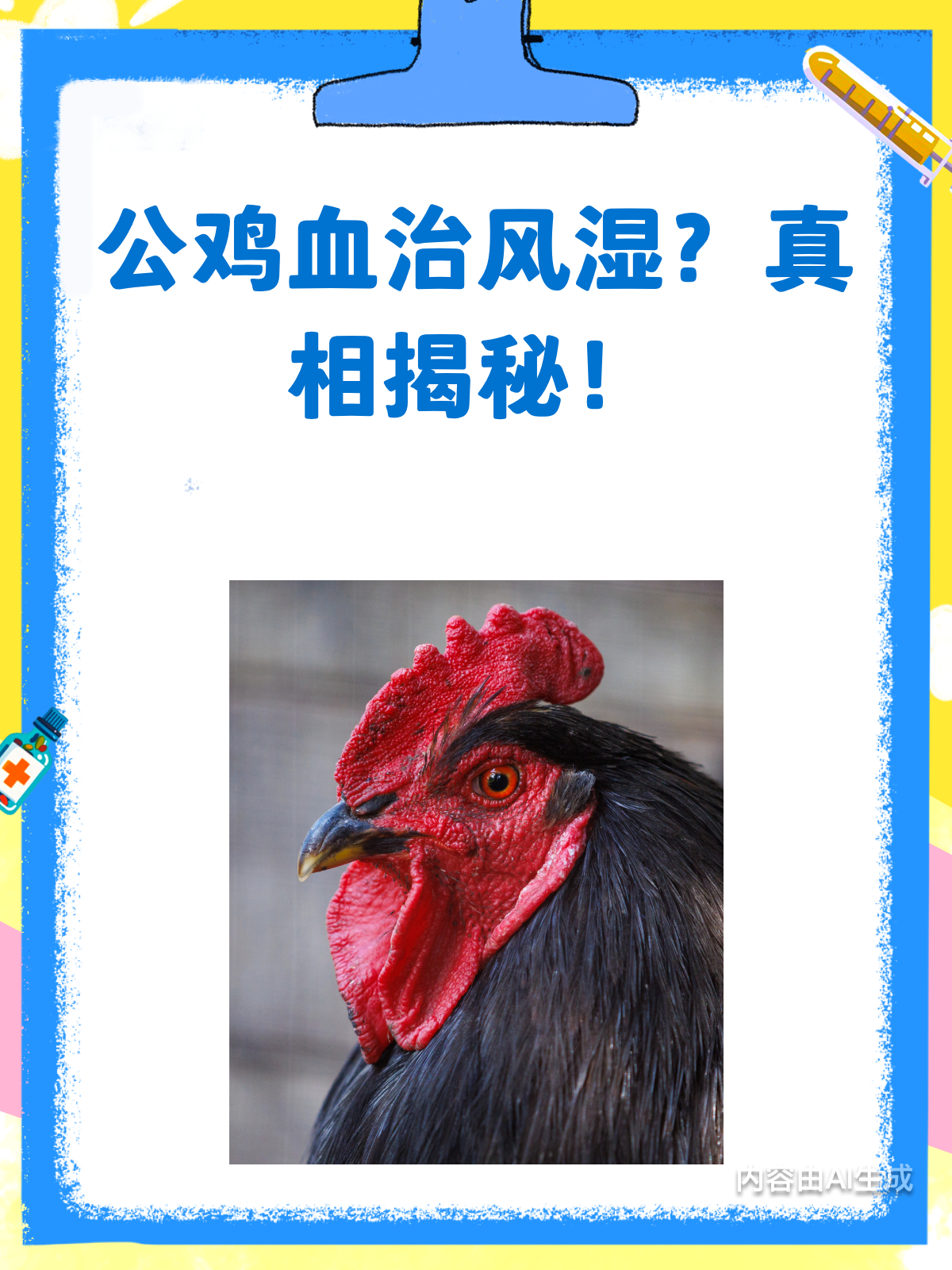 公鸡血治风湿?揭秘权威解读!