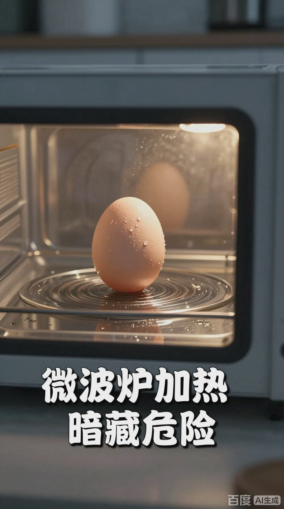 冷藏鸡蛋微波加热,小心爆炸风险