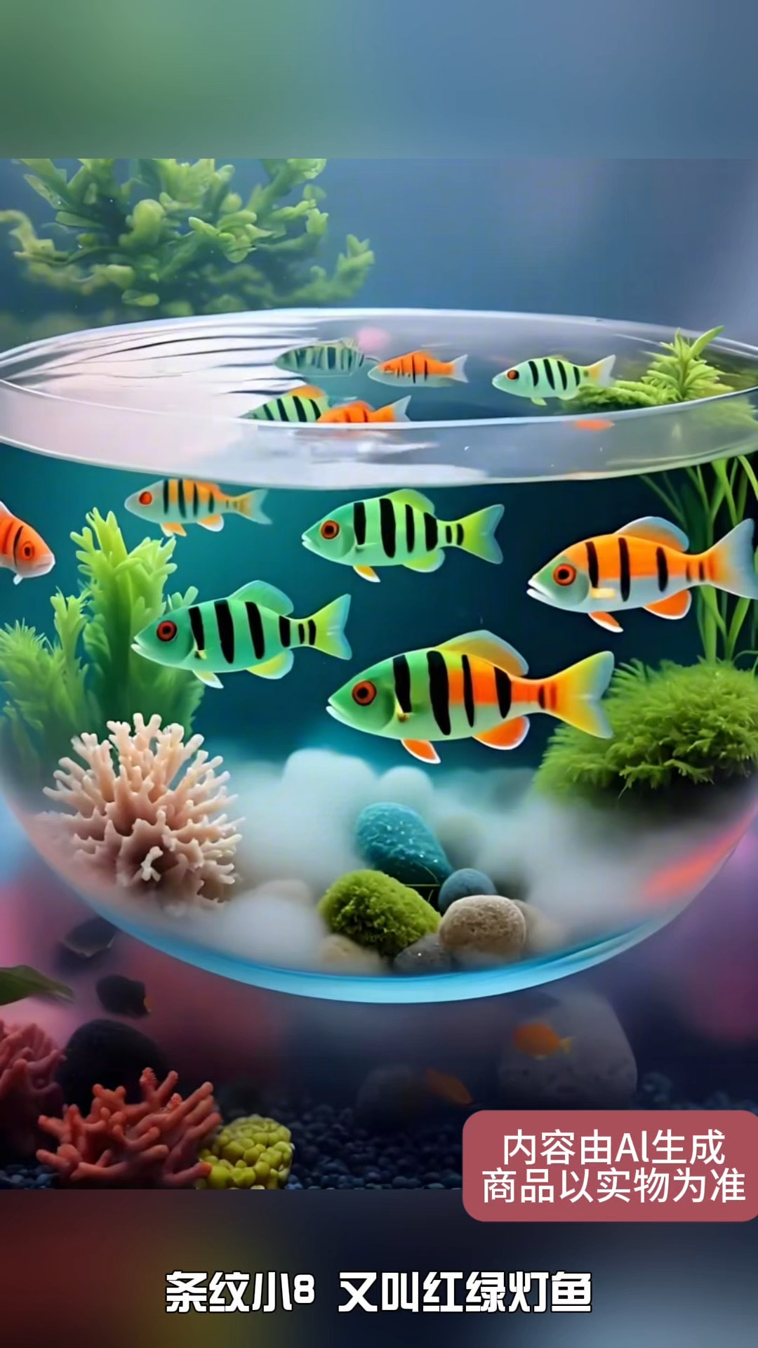 条纹小鲃喜欢吗送你