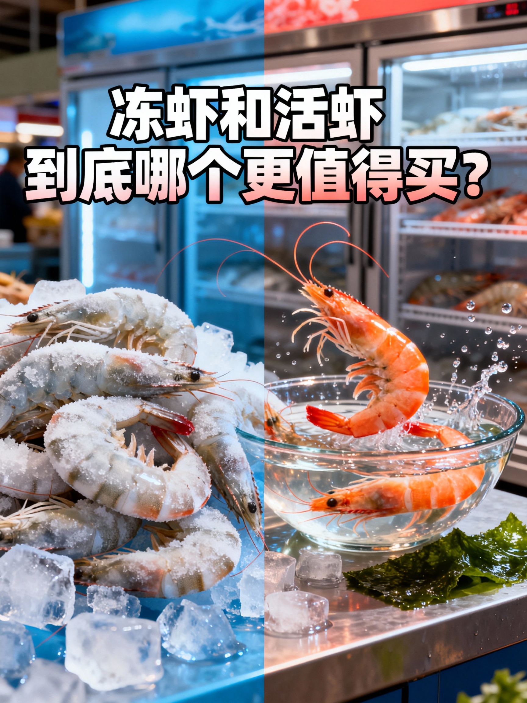 冻虾和活虾到底哪个更值得买?
