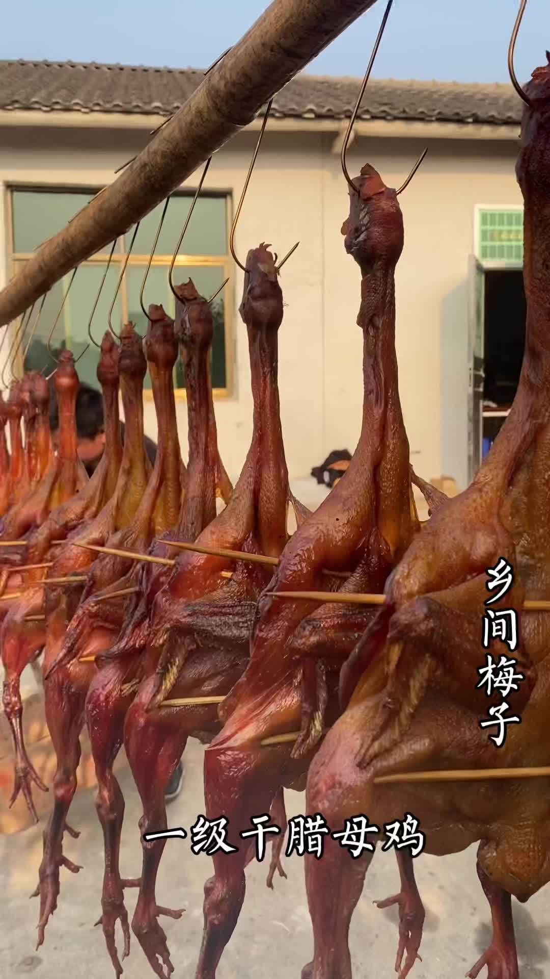 湖南正宗烟熏腊鸡,隔着屏幕口水早已泛滥成灾 三农 抖音助农 备年货 把家乡的味道分享给大家