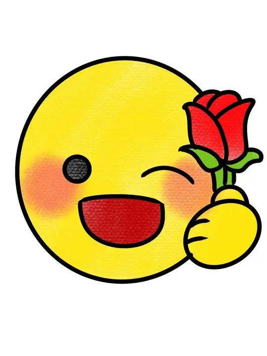 小黄豆:“送你一朵小红花～”