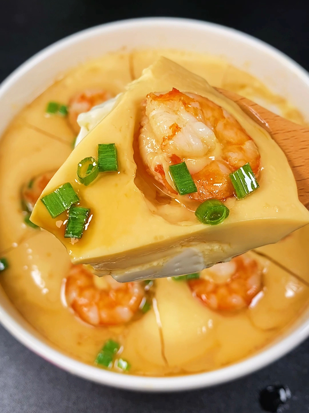 虾仁豆腐鸡蛋羹鲜美嫩滑入口即化