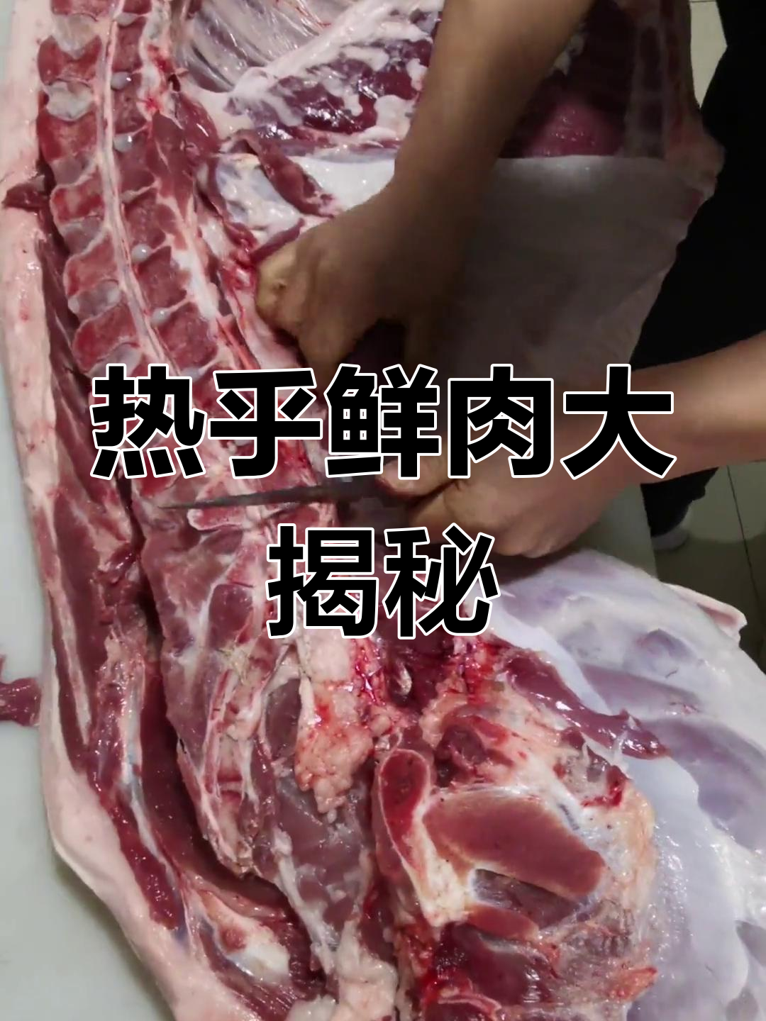 新鲜猪肉分割技巧,软嫩口感全解析