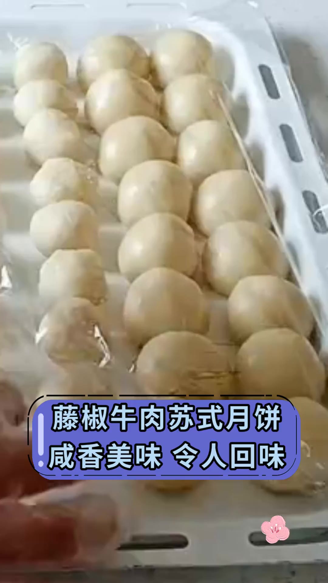 藤椒牛肉苏式月饼,咸香美味,令人回味