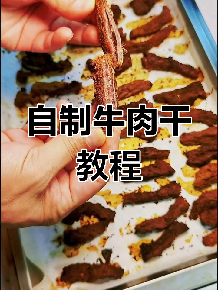 烤箱自制牛肉干,盐分控制要得当
