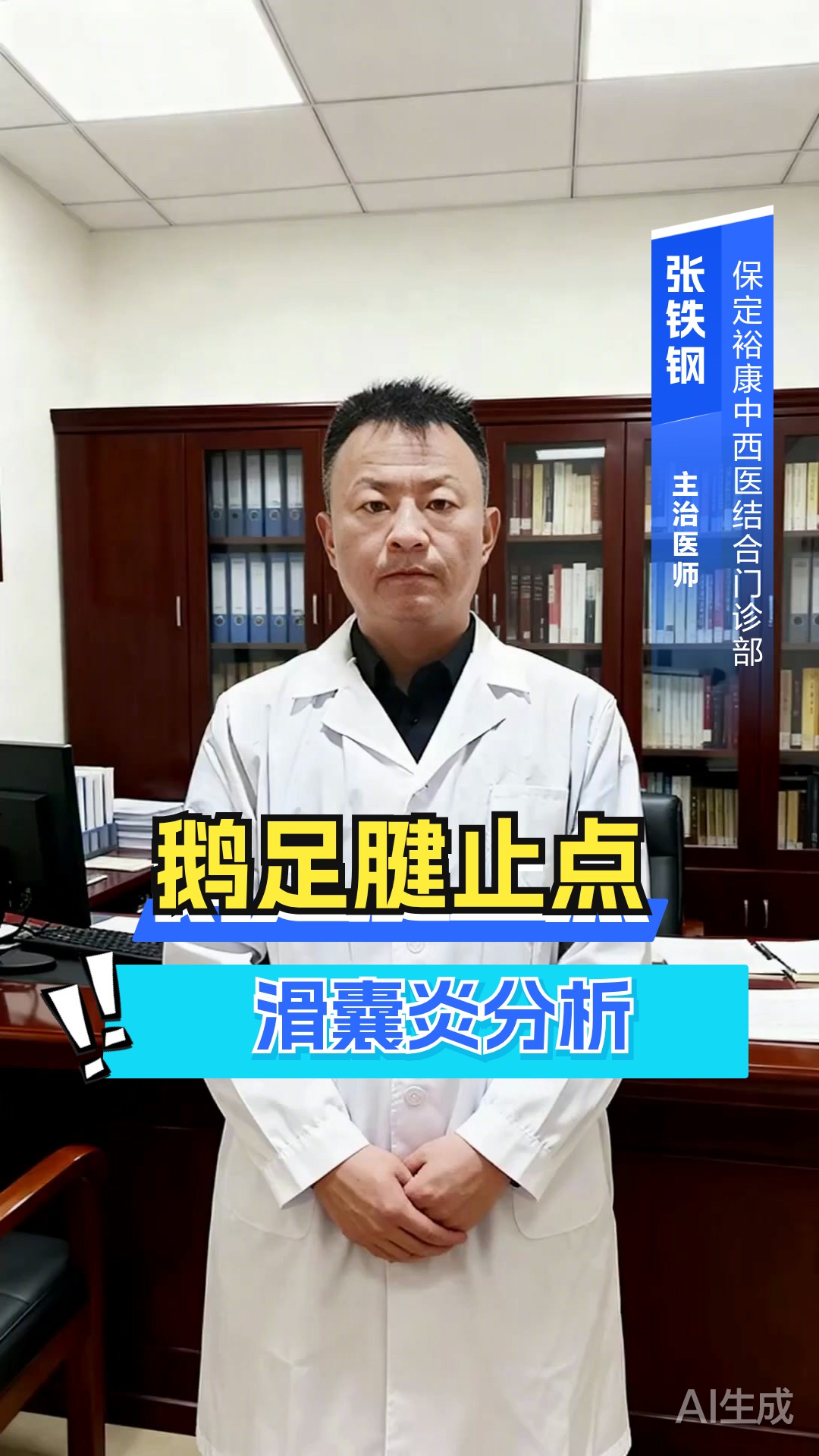 鹅足腱止点滑囊炎病情分析诊断