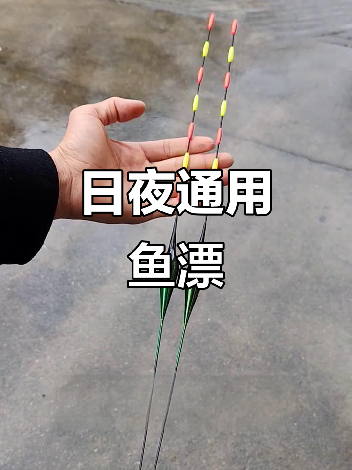 醒目串串尾鱼漂,日夜两用,吃铅4～14克适合夜钓