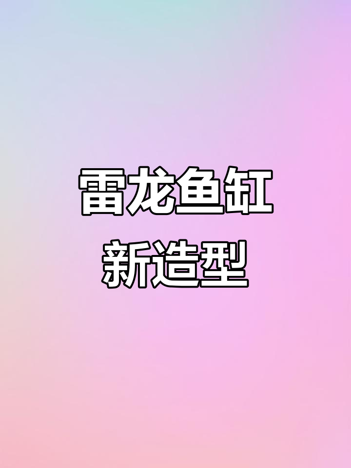 雷龙鱼缸造景的终极选择:从复杂到简约,裸缸更清爽
