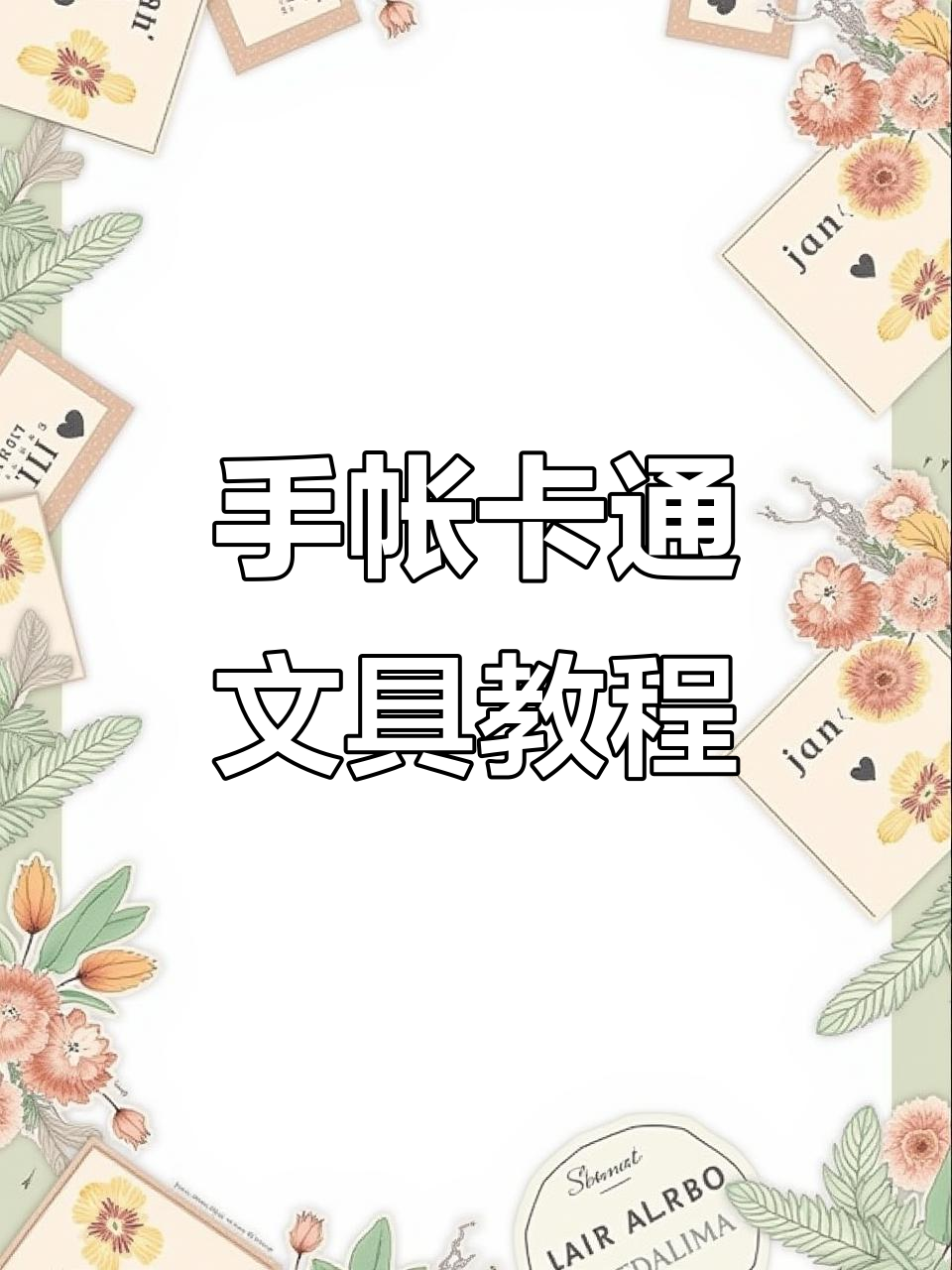 开学文具变可爱,手帐简笔画教程:小熊笔盒、猫咪尺子等