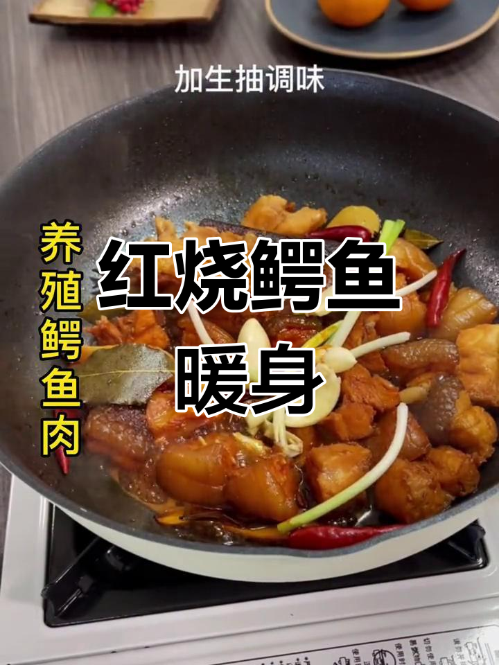 冬季滋补:红烧鳄鱼肉的做法