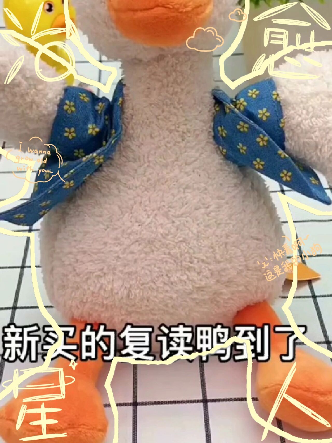 网红沙雕复读鸭怼人鸭顶嘴儿童玩具会说话的鸭子加油鸭生日礼物