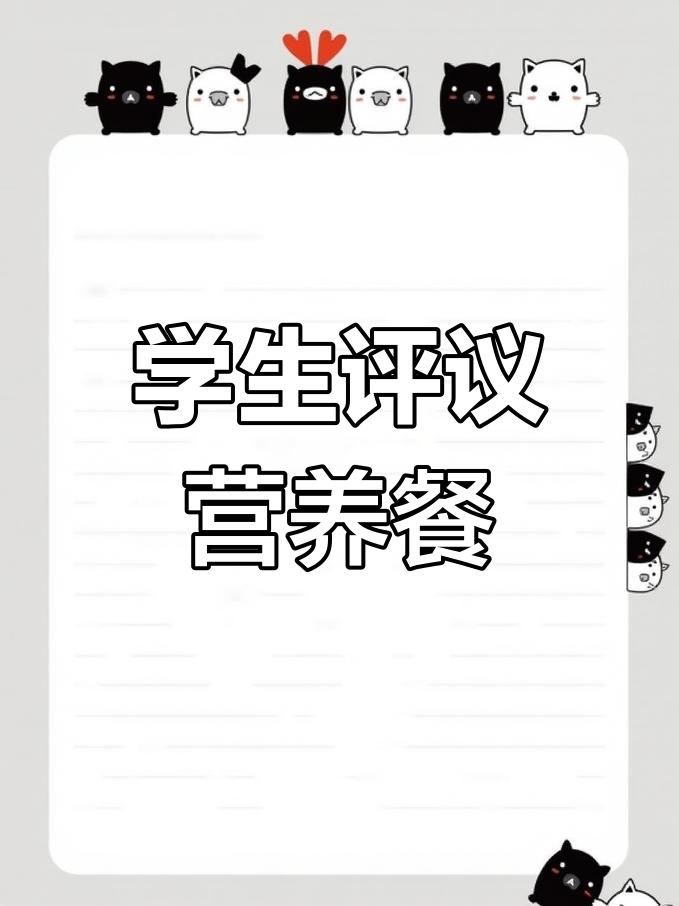 幼儿园营养餐评价:学生手抄报展示研学午餐
