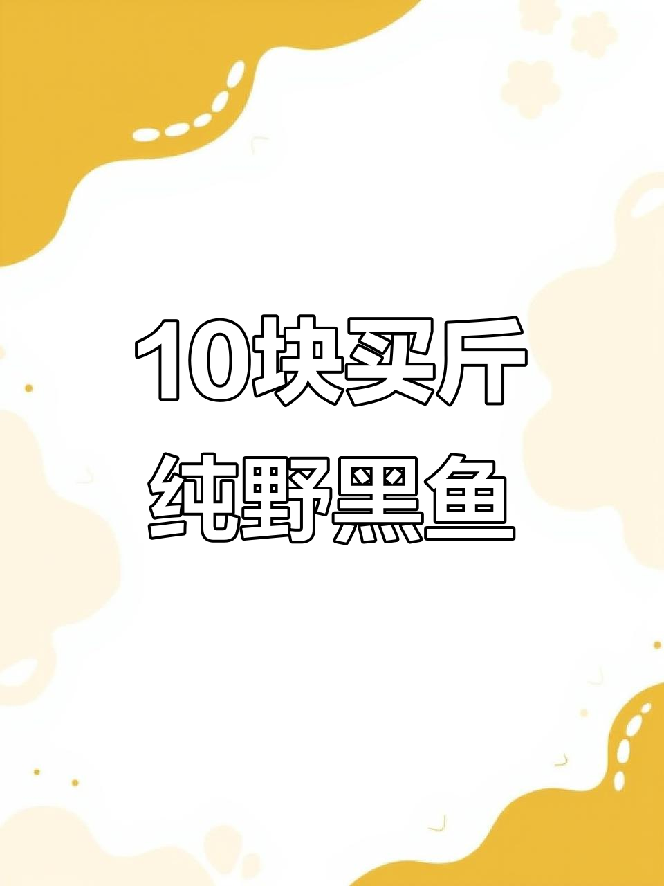 十元一斤的野生黑鱼,值不值?钓鱼人的真实体验