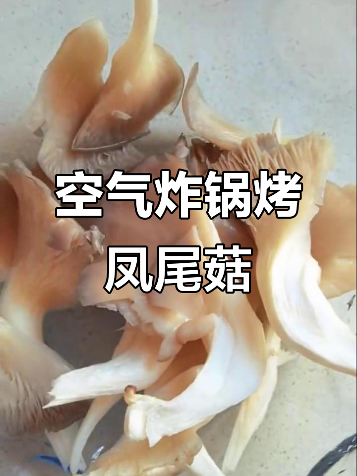 空气炸锅做凤尾菇,结果翻车了!一看就会一做就废系列