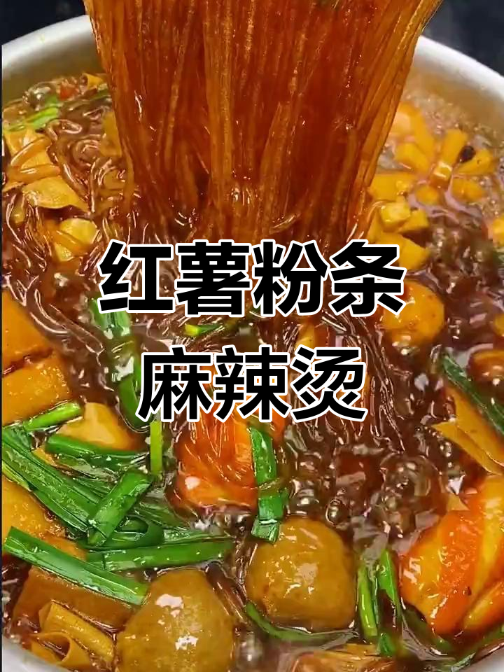 麻辣烫必备!红薯粉条搭配韭菜干豆腐,香气扑鼻