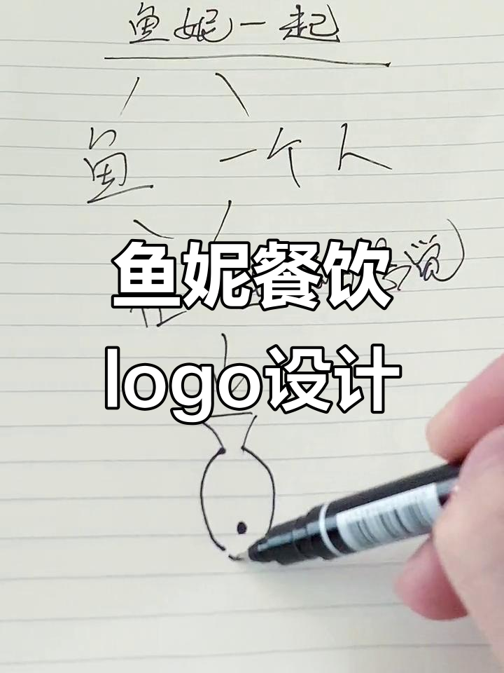 鱼妮一起餐饮logo设计:创意与情感的完美结合
