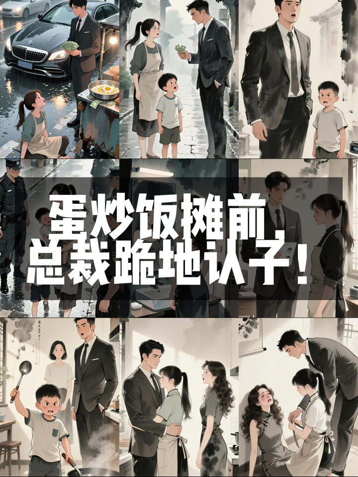 卖炒饭的单亲妈妈竟是总裁未婚妻？龙凤胎神助攻打脸恶毒继妹