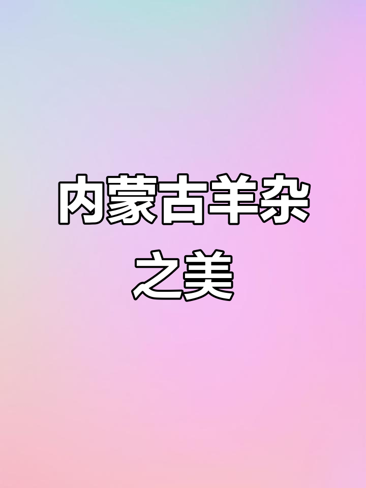 羊杂酸辣汤,内蒙美味,顾客超爱!