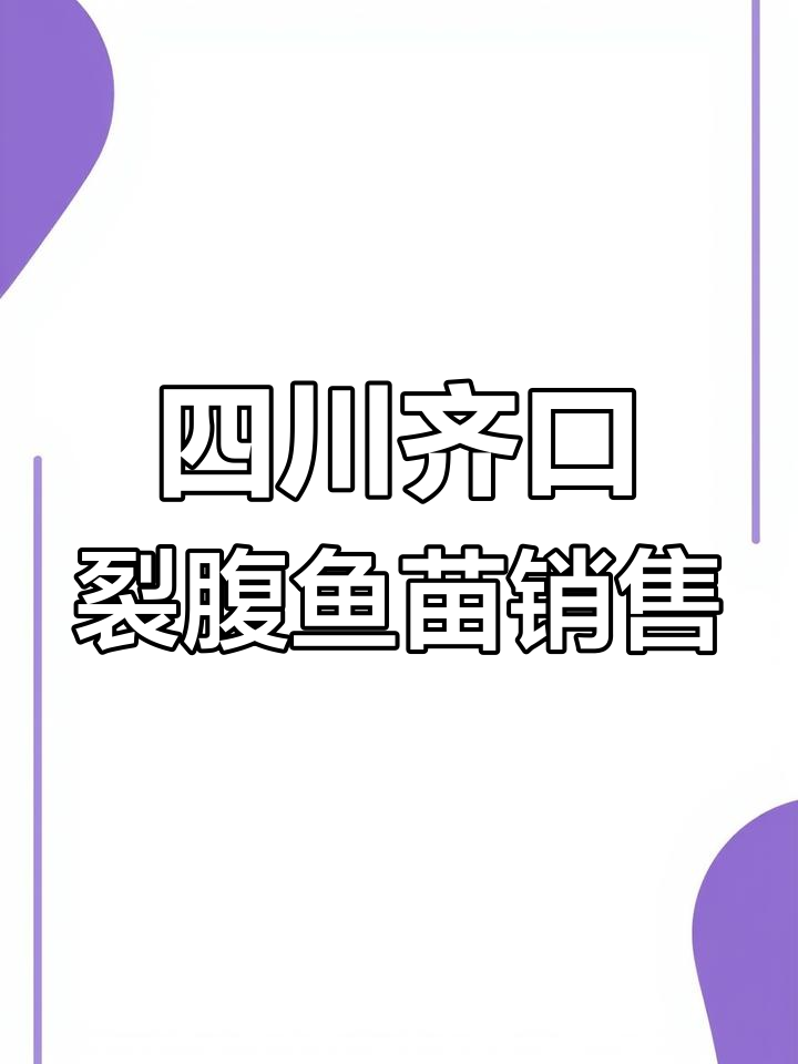 四川筠连齐口裂腹鱼苗养殖基地,提供特种鱼苗批发与养鱼经验