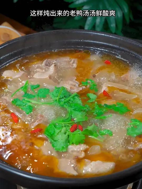 比大鱼大肉还好吃的酸萝卜老鸭汤,汤鲜酸爽,好喝又解腻 酸萝卜老鸭汤 汤鲜味美