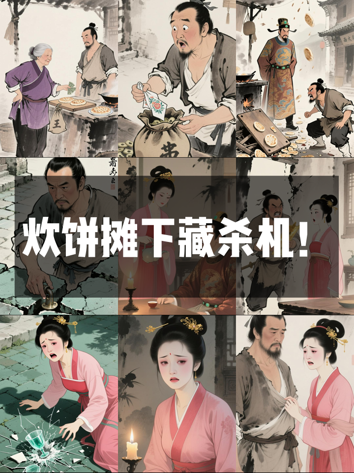 武大郎炊饼摊暗藏玄机，潘金莲跪求原谅背后竟有惊天秘密