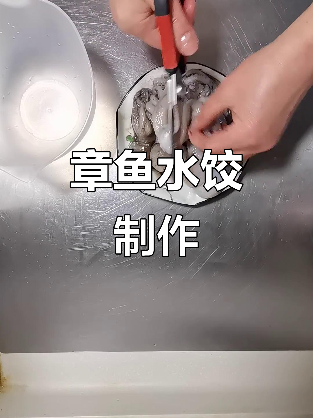 章鱼水饺新做法,低脂美味又解腥