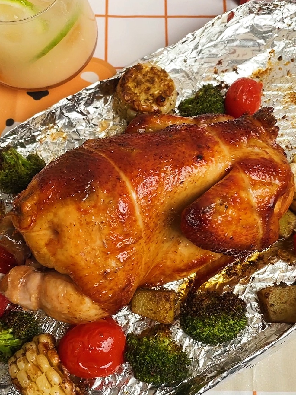 好吃到舔手指!皮脆肉嫩的奥尔良烤鸡,爆赞