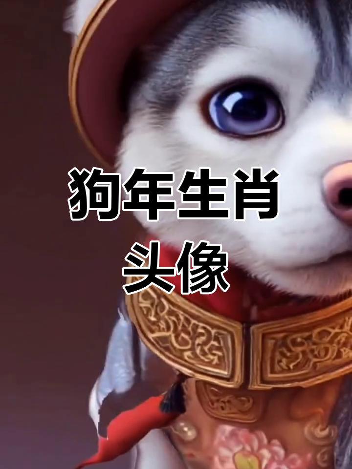可爱狗狗生肖头像,谁能抗拒?