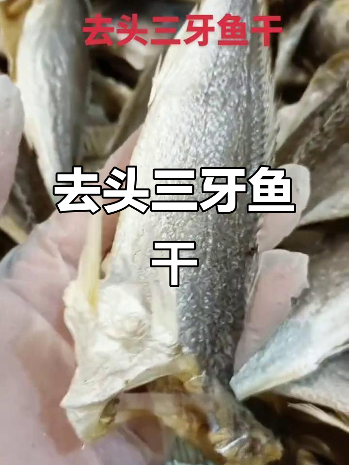 纯海鱼干,去头三牙鱼肉质鲜嫩,蒸焖皆宜