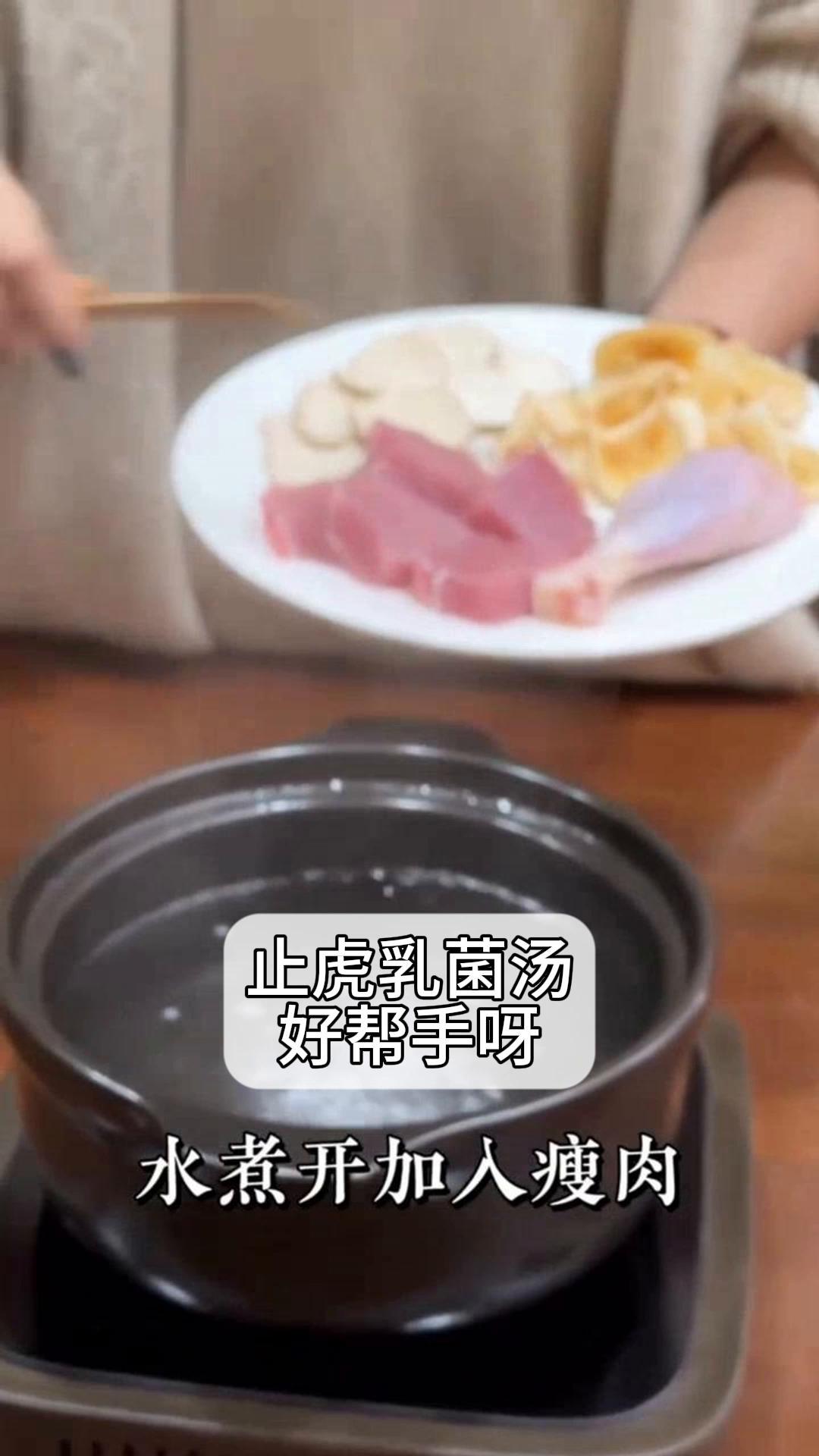 止虎乳菌汤,好帮手呀